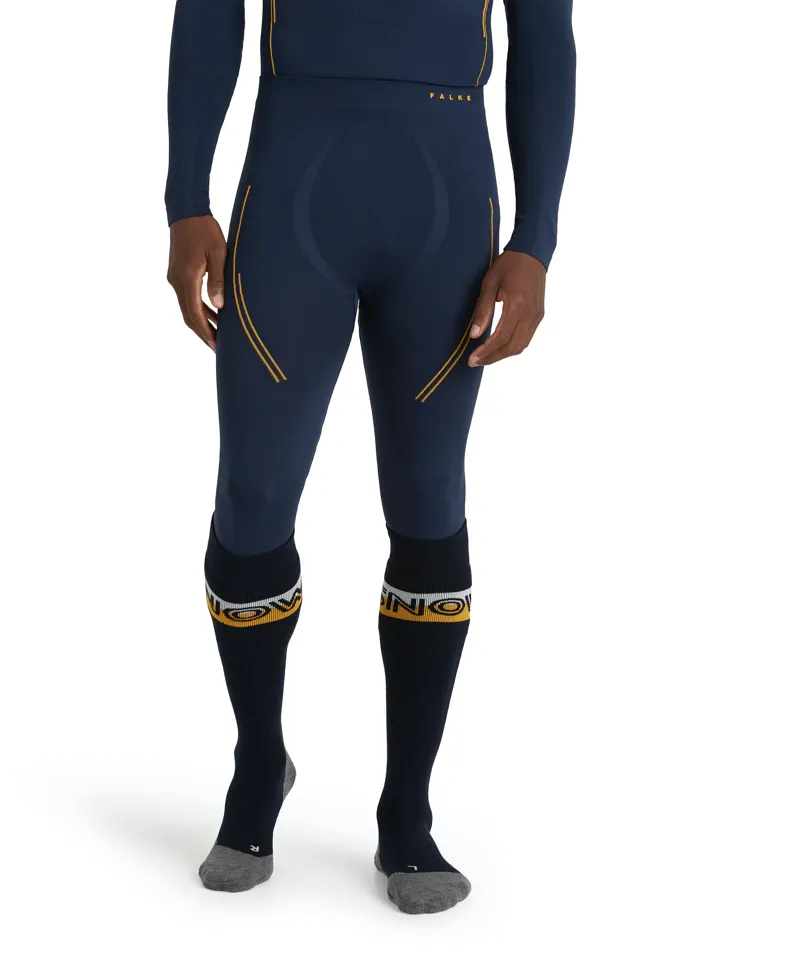 2024 Falke Trend 3/4 length base layer pants blue-1